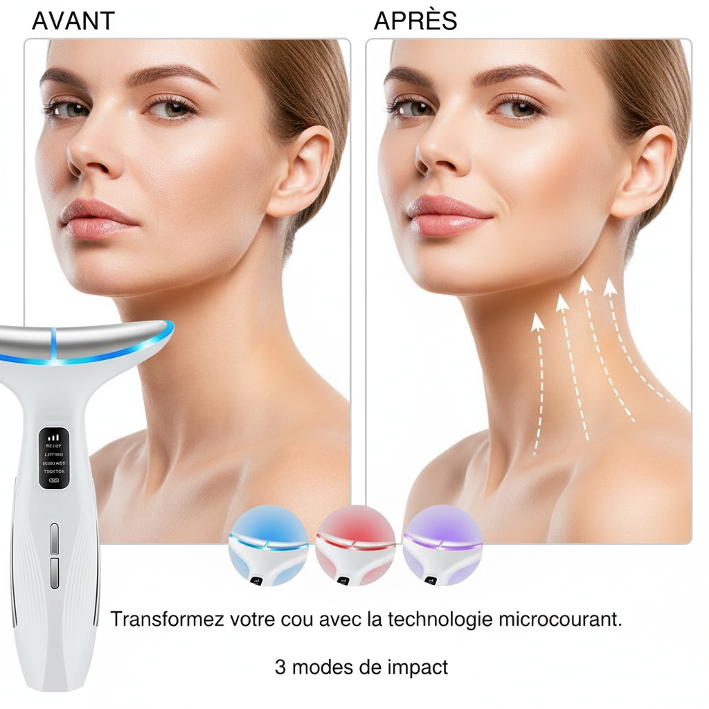 Appareil Beauté Cou Microcourant